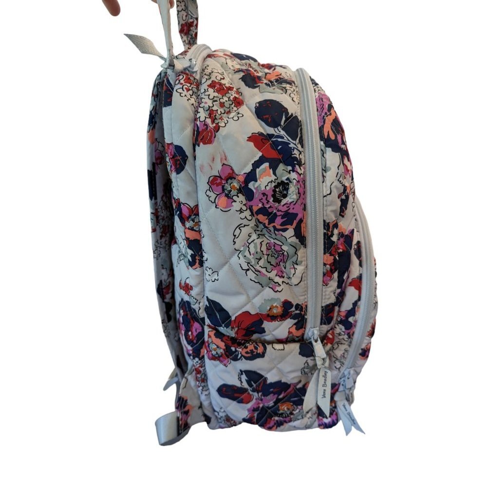 Vera Bradley Ultralight Exuberant Nylon Water Resistant Floral Backpack Pink - Picture 8 of 15